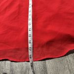 Zenana  large Women’s Bright Red Tank Top Dress Shirt Button Up detail v neck Photo 5