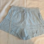 None Sky Blue Shirt and Shorts Loungewear Set Women Size XL NWOT Photo 5