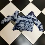 Miaou Tie Dye Blue & White Madeline Crop Top Boned Bodice Corset Bustier sz L Size L Photo 7