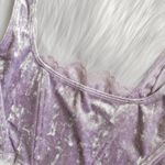 Light Lilac Velvet Lace Bra Photo 2