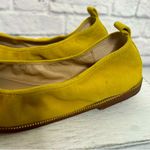 Botkier  Mason mustard yellow suede Ballet Flats, leather sole, fits size 6 Photo 14