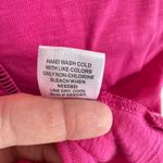 Jason Maxwell  Pink Cotton Blend Eyelet Split Neck Sleeveless Blouse Size L Photo 6