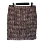 Loft  Outlet Vibrant Tweed‎ Pencil Skirt Size 4 Petite Photo 0