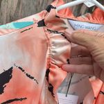 Ming Wang NWT  Modern Fit Drop Waist Flounce Dress Abstract Print XL Retail $235 Photo 5