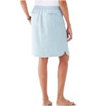 ✨J Jill light Denim Lyocell Tencel Blend Sz XS Skirt Pockets Pull Photo 2