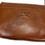 Patricia Nash Piedmont Sherpa Tan Italian Leather Wristlet Photo 2