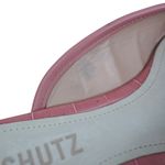 Schutz "Carlene" Rosa Croc Embossed Mule Ballet Flats Sz 6B Photo 8