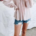 Nordstrom Off The Shoulder Pink Top Photo 0