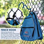 Pickleball Bag, Backpack Or Crossbody With Wet/dry Compartments Blue Photo 1