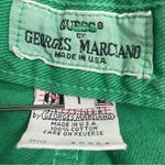 Guess Vintage 80s Jeans Kelly Green Denim Cutoff Shorts Georges Marciano Size 26 Photo 8