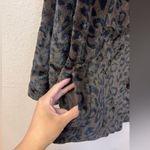 Scandinavian Faux Fur Bell Sleeve Leopard Swing Coat Size L Size L Photo 3