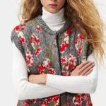 ZARA NEW Floral Jacquard Chunky Knit Vest Sleeveless Sweater BLOGGER FAV Photo 0