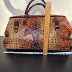 Raviani Overnight Duffle Crocodile Leather Crystal Cross Luggage Texas Mobwife Orange Photo 15