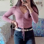 Boutique pink cinched top Photo 0