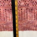 Handmade  Wool Blend Chunky Knit Sweater Womens S Soft Pink Cottagecore Soft Girl Photo 7