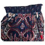 Bila Skirt Womens Medium Blue Boho Handkerchief Hem Paisley Midii Festival Gypsy Photo 3