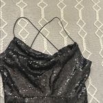 Windsor  Black Sequin Prom Dress Photo 2