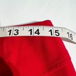 White House | Black Market Red Pencil Skirt Size 8 Rayon Spandex Blend Midi Photo 4