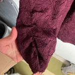 Susan Graver  Size 2x Burgandy Lace Blouse Top Scoop Neck Office Holiday Modest Photo 3