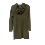 Toad & Co  Womens Whidbey Hooded Sweater Dress Fir Green Knit Pullover Size M Photo 2