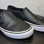 Vans  Women's‎ Asher Perforated Slip On Sneaker Shoes Skate Loafers Black Size 7 Photo 0
