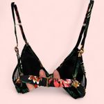 DIXXON NWT tropical gili tanning suit bikini top swim surf beach pool triangle Black Size M Photo 1