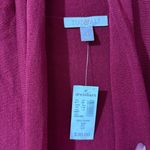 Dressbarn Roz & Ali Deep Red Cardigan Photo 1