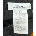 joe's jeans JOE’S JEANS Black Snake Print The Icon Mid Rise Skinny Ankle Jeans Size 26 Photo 3