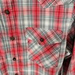 Wrangler  Women Small Red White Plaid Button Up Western Shirt Long Sleeve Stretch Photo 4