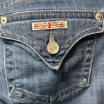 Hudson Jeans Hudson Signature Bootcut Flap Jeans Dark Blue Distressed Stretch Womens Sz 28x29 Photo 10