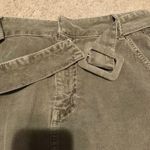 BDG Corduroy olive green mini skirt with belt Photo 3