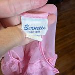 Vintage 1960s Sheer Baby Doll Robe Size Medium Pink Lace Trim Photo 3