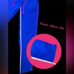 Vintage Blue and Neon Pink Stripe Track Pants Size XS Photo 5