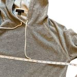 I. Crew Women’s Velour Pullover Hoodie. Gray. Size Large Gray Photo 4