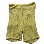 Urban Outfitters Out From Under Yellow Textured Bike Shorts Size Small Photo 0