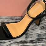 Black Patent Strappy Heels Size 7 Photo 0