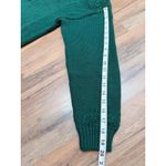 Vintage Reed Hunter Green Knit Floral Embroidered Sweater Tunic Ramie Cotton S Photo 6