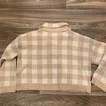 Storia Quarter Zip Collared Cropped Boxy Sweater Size Medium Photo 1