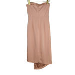 Cushnie Blush Pink Strapless Asymmetrical A Photo 4