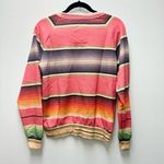 Aviator Nation  Serape Bolt Stitch Sweatshirt, Pink | Size XS Photo 2