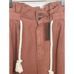 Veronica Beard NWT Karter Paperbag Linen Blend Casual Crop Pants Size 10 Photo 2