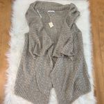 NWT Quagga draped shawl collar sweater vest OS Size undefined Photo 7