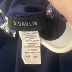 B Darlin Junior  Navy and Silver Sequin Dress 5/6 Photo 3