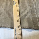 Republic Denim Womens L 100% Silk Blouse LS Tan Brown Distressed Boho Festival Size L Photo 6