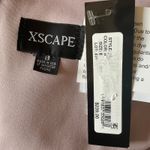 XScape  Satin Sleeveless Tulip Long Column Evening Gown Pink Size 8 Formal Dress Photo 9