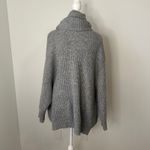 Lulus gray knit oversize turtleneck sweater size S Photo 3