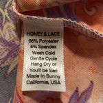 Honey & Lace M womens Tustin tunic orange purple Size M Photo 6