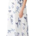 Yumi Kim 💕💕 Darling Maternity Maxi Dress ~ White & Blue Floral Print Small S Photo 0
