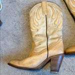 Frye Tan Leather Heeled Boots 7.5 Photo 2