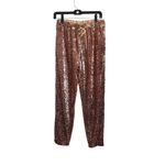 VICI x Emily Travis Rose Gold Sequin Joggers, New with Tags, Size Small Photo 3
